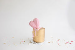 Geo Heart Mini Cake