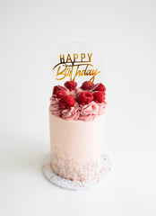 Lemon Raspberry Mini Cake