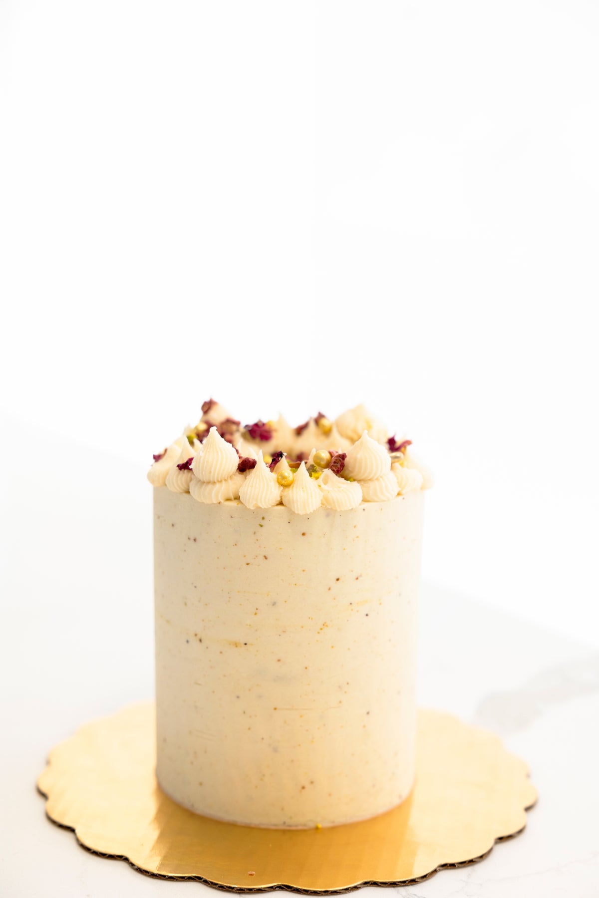 Pistachio & Raspberry Mini Cake